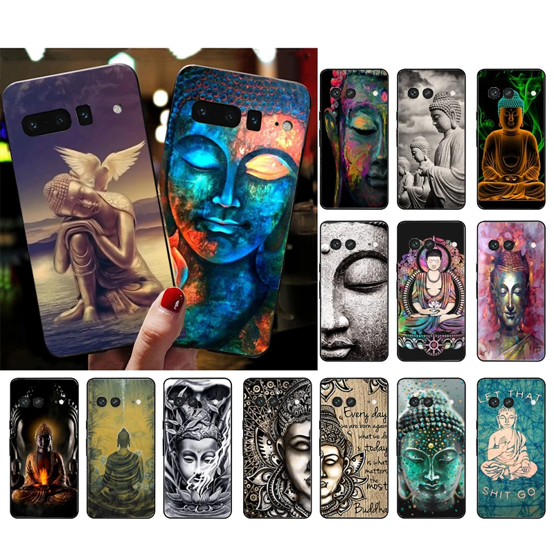 

Phone Case for Google Pixel 7 Pro 7 6A 6 Pro 5A 4A 3A Pixel 4 XL Pixel 5 6 4 3 XL 3A XL 2 XL Gautama Buddha Budha Case Funda
