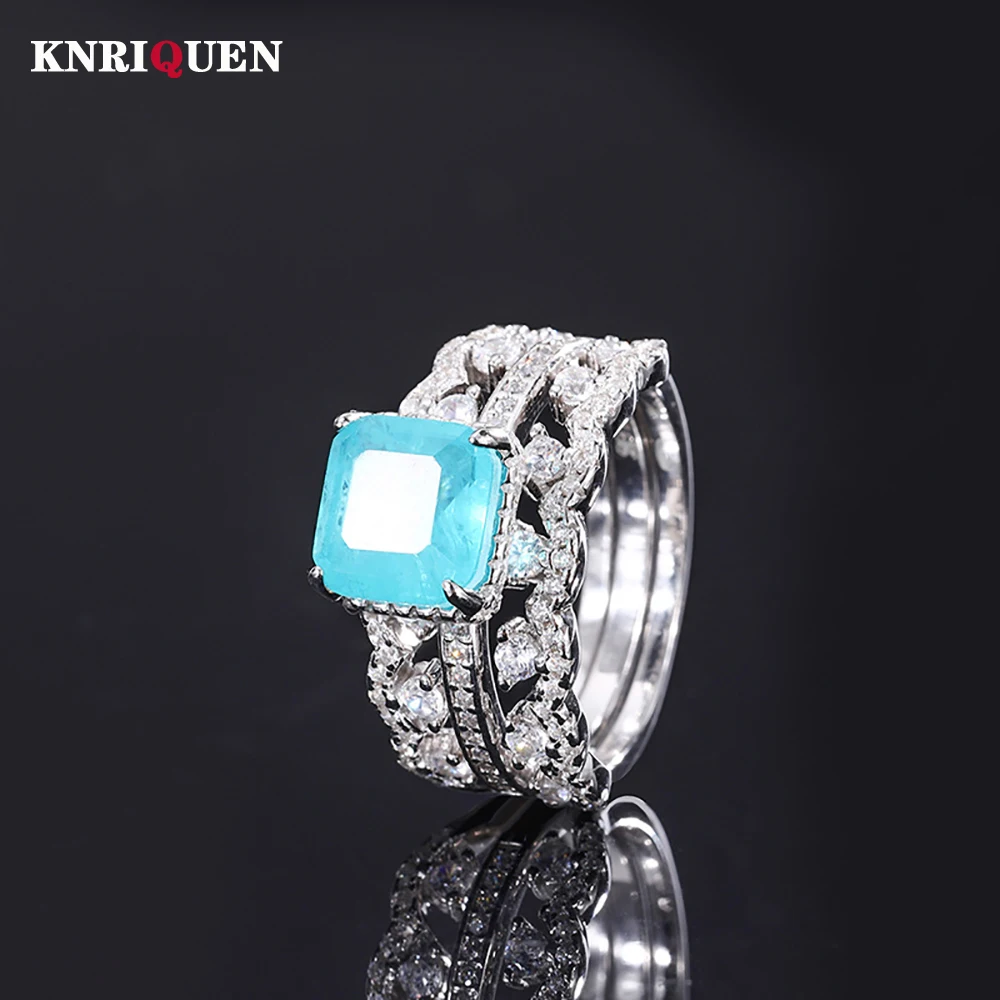 

Кольцо женское из серебра 100% пробы, 8 х8 мм, 3 слоя