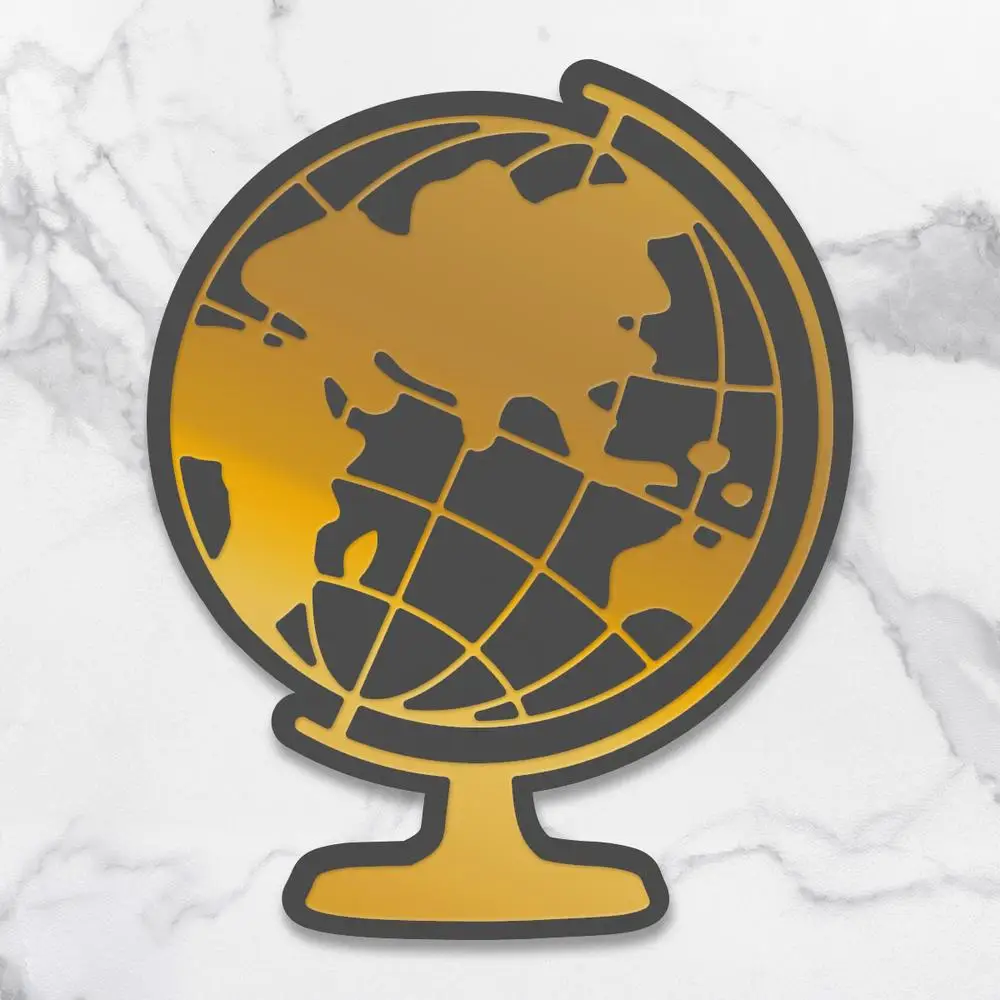 

Arrival in 2022 New Globe (2pc) - 42.4 X 53mm Metal Cutting Dies Hot Foil Maker Handmade Diy Scrapbooking Photo Album Decoration
