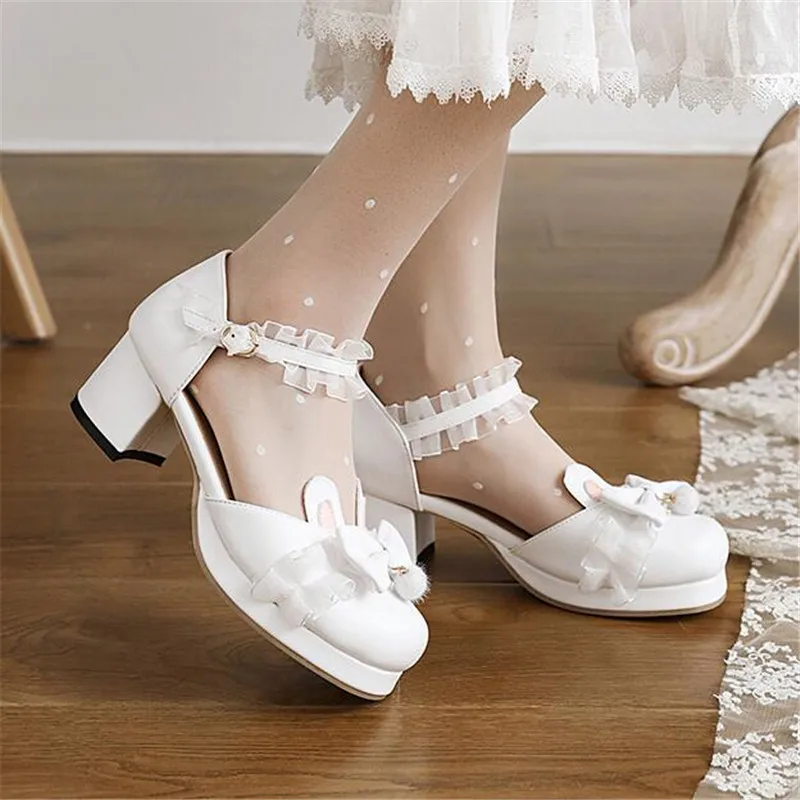 Girl High Heels Pink Sandals Children Lolita Princess Shoes Sequin Students Dance Shoes Size 30-40 Kids Sandal