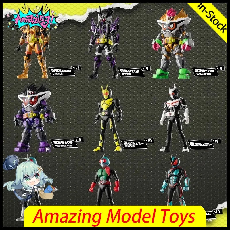 Фото Фигурки BLOKEES Block Man KAMEN RIDER NO.1 NO.2 EX-AID MUTEKI GAMER GENM MUSOU GAMER, аниме-фигурки, сборные модели, игрушки, подарки №3