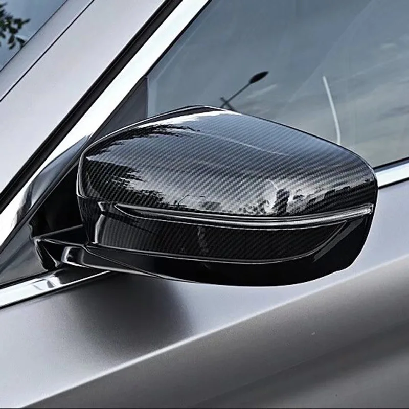 Углеродное волокно хромированное ABS автомобильное боковое зеркало заднего вида