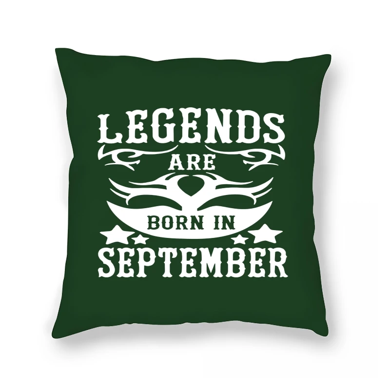 

REM Fashion Legends Are Born In February Brand Casual Pillow Case