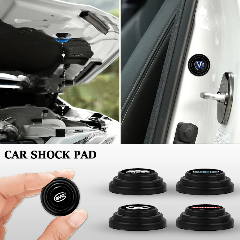 

4pcs Car Door Shock Absorber Anti-collision Silicone for Tesla Model 3 X S Cybertruck 2021 Y Juguete Roadster K80 Accessories