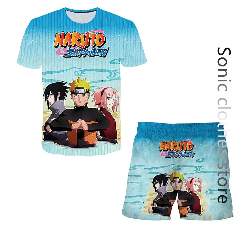 

Костюм мужской летний из футболки с коротким рукавом и шортов