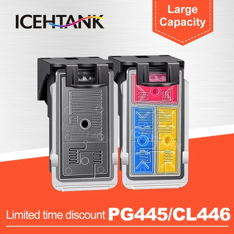 Многоразовые картриджи ICEHTANK PG445 CL446 для принтеров Canon