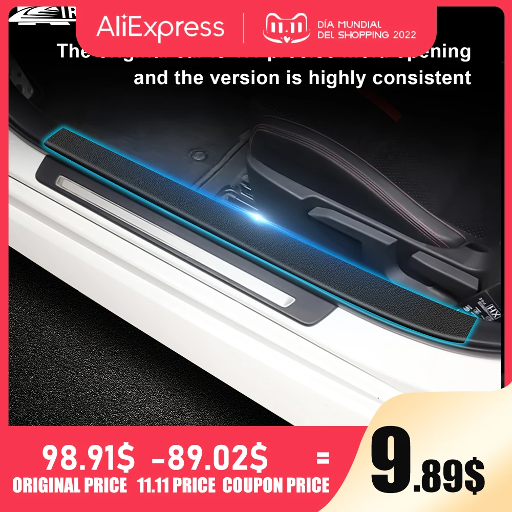 

Protective Strip For Subaru BRZ GR86 2021 2022 Car Threshold Door Anti Scratch Tape Anti-kick Protect Film Auto Sticker