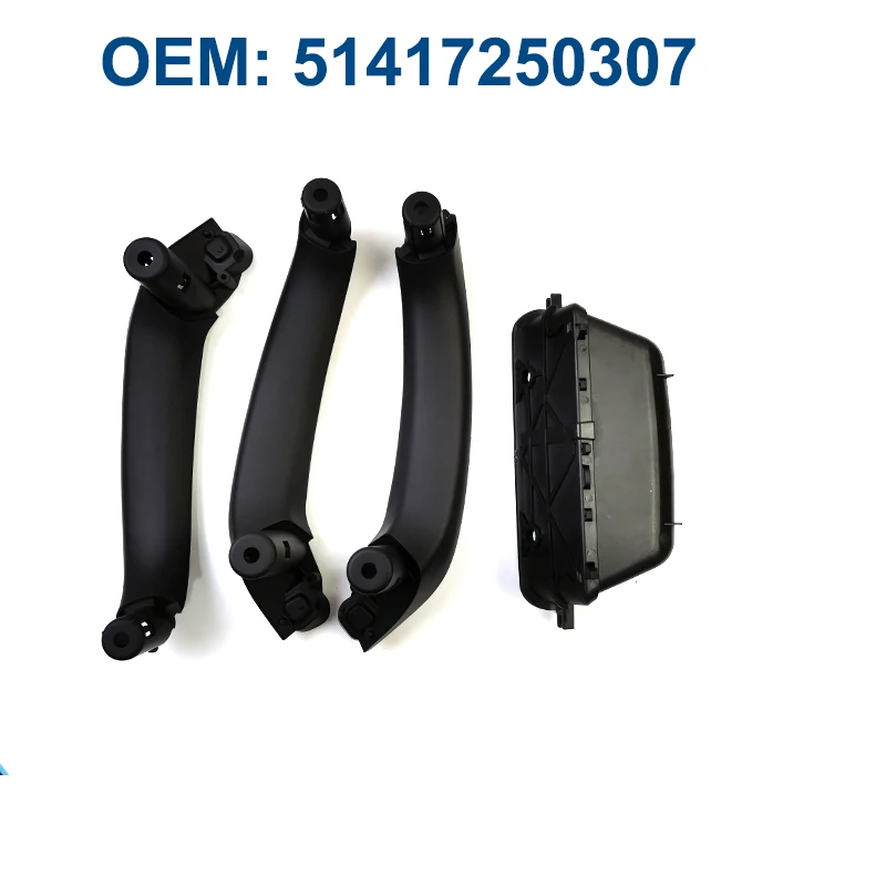 

51417250307 Auto Interior Door Inner Handle Armrest Panel Cover Pull Trim for BMW X3 X4 F25 F26 2010-2016 Car Accessories