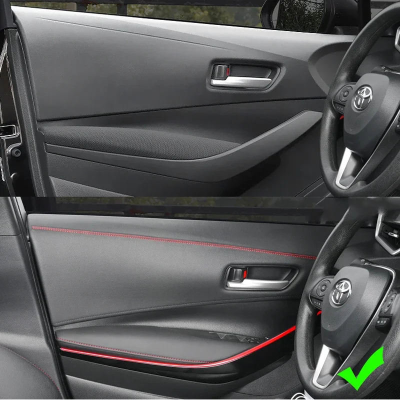 GM декоративные молдинги DIY гибкие внутренние полосы автомобильные тканые