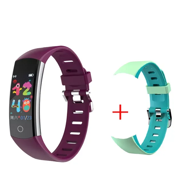 Детские Смарт-часы фитнес-браслет с измерением температуры тела пульса и