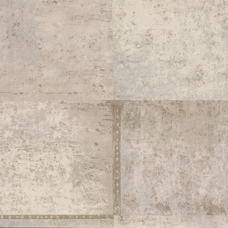

Brewster Vela Taupe Distressed Geometric Wallpaper