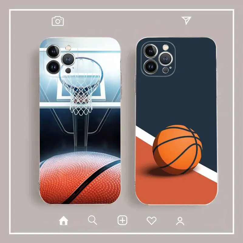 

Basketball Sports Phone Case Silicone Soft for iphone 14 13 12 11 Pro Mini XS MAX 8 7 6 Plus X XS XR Cover