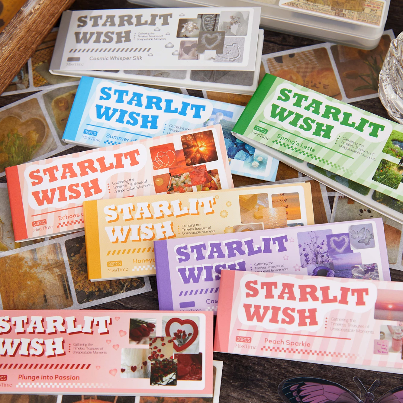 

8 упаковок декоративной бумаги Star Language Wishes Series