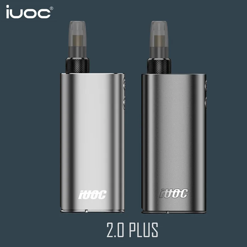 Vape Original IUOC 2.0 PLUS Heating Without Burn Vaporizer Dry Herb  2900mah kit Support Regular Cigarettes Electronic