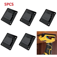 5 Pcs Electric Tool Holder Wall Mount Storage Rack Electric Tool Holder Bracket For Dewalt Tool Base Metalworking Tool Holders