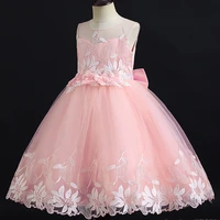 new girl princess skirt tutu skirt flower embroidery childrens dress skirt flower girl mesh skirt