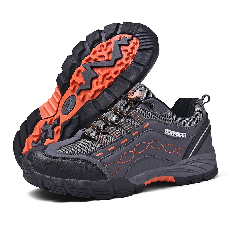 

New Light And Soft Comfortable Casual Men's Shoes Outdoor Non-Slip Cross-Country Hiking Shoes Large Size 39-47 Factory Outlet
