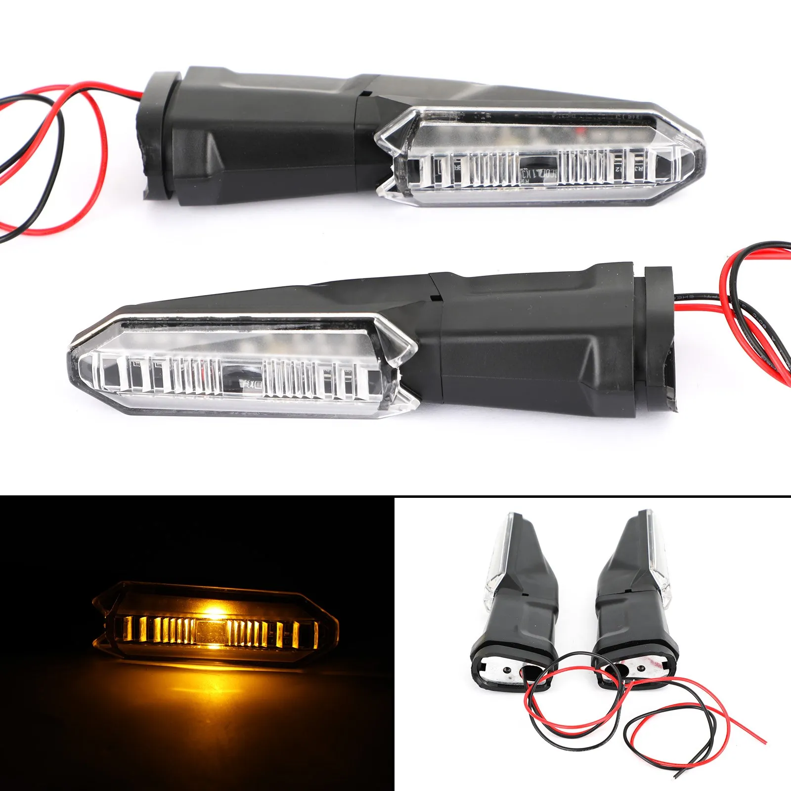 

Areyourshop fit for Kawasaki Versys 650 1000 NINJA 250 300 400 Turn Signal Indicator Lights Motorcycle Accessories Parts