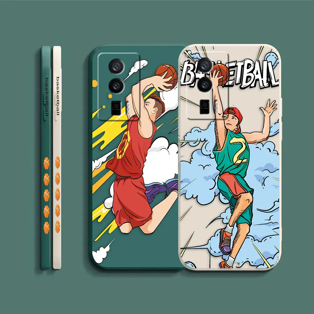 Case For Redmi K60E K60 K50 K40S K40 K30 K20 12C 10C 9A 9 8 10X 10A Pro 4G 5G Gaming Case Fundas Cqoues Shell Basketball Cartoon
