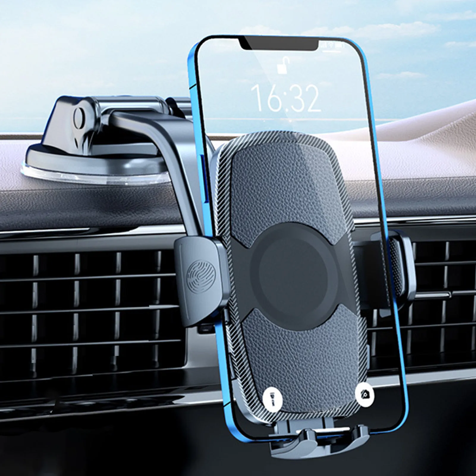 

Universal Suction Cup Car Phone Holder Windshield Dashboard Sucker Mounted GPS Navigation Support Auto Interior Accessories