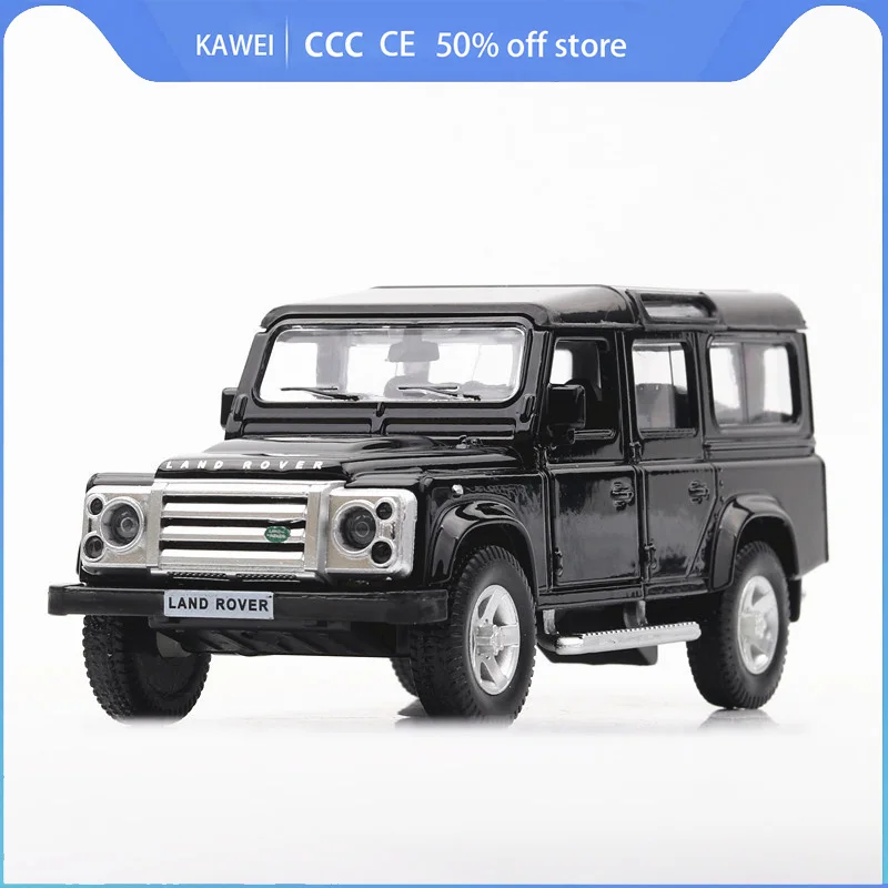 

1/36 Land Rover Defender Alloy Diecast SUV Car Model Metal Vehicle Pull Back Model Toys For Children And Boy Collection Gifts