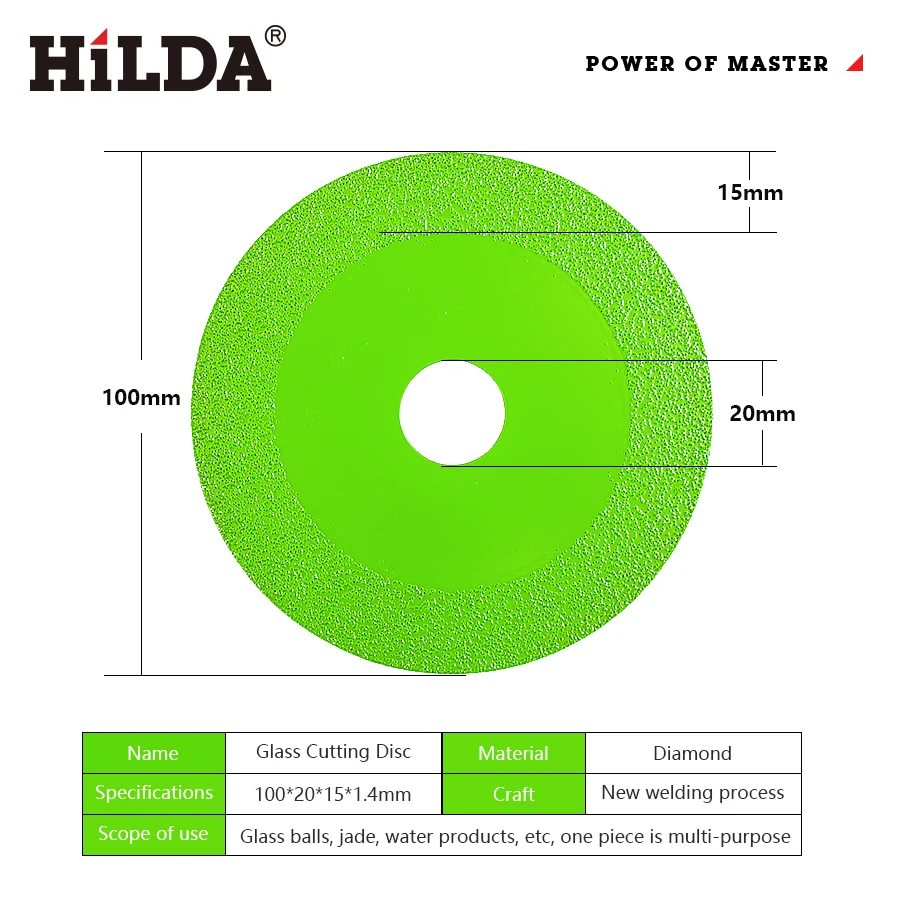 100 мм острый шлифовальный диск Стекло Режущий диск Алмазная мраморная ...