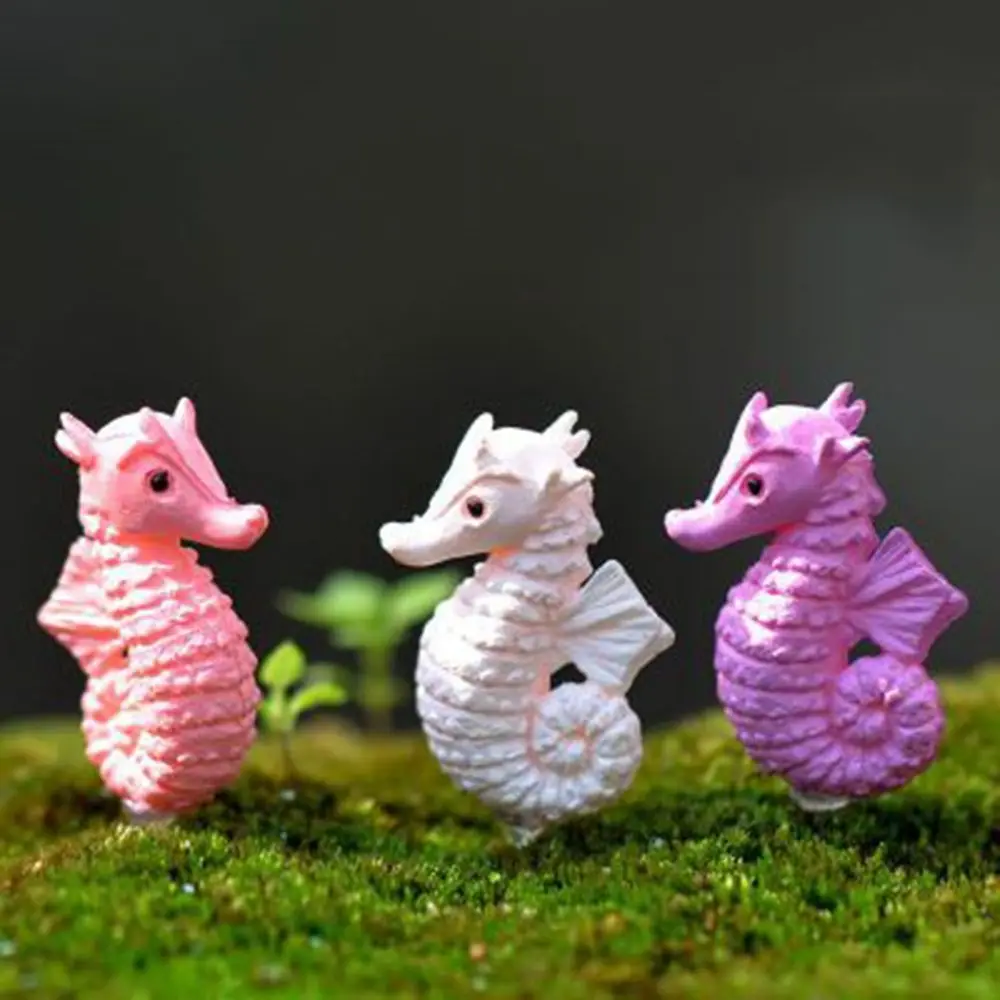 

DIY украшения, морской конек, маленькая статуя, стеклянные украшения, искусственное украшение для сада, миниатюрная фигурка