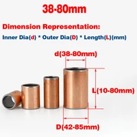 copper alloy self lubricating composite bearing bushing sleeve various sizes