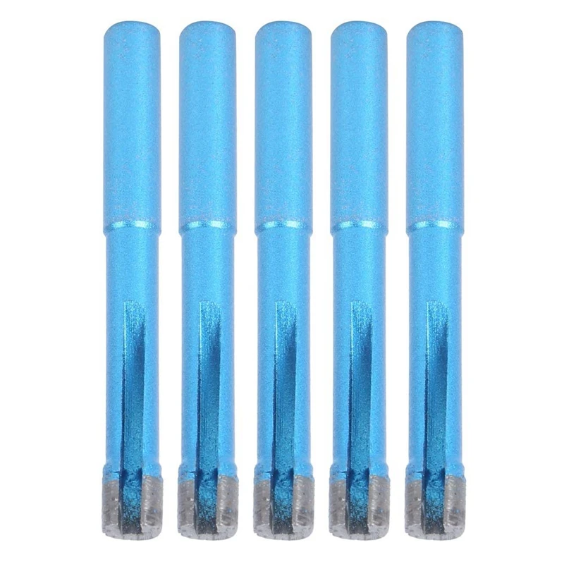 

Promotion! 5 Pieces Of Diamond Hole Drill Hardware Parts Blue 8 MM, Suitable For Granite/Tile/Concrete 72Mmx8mm