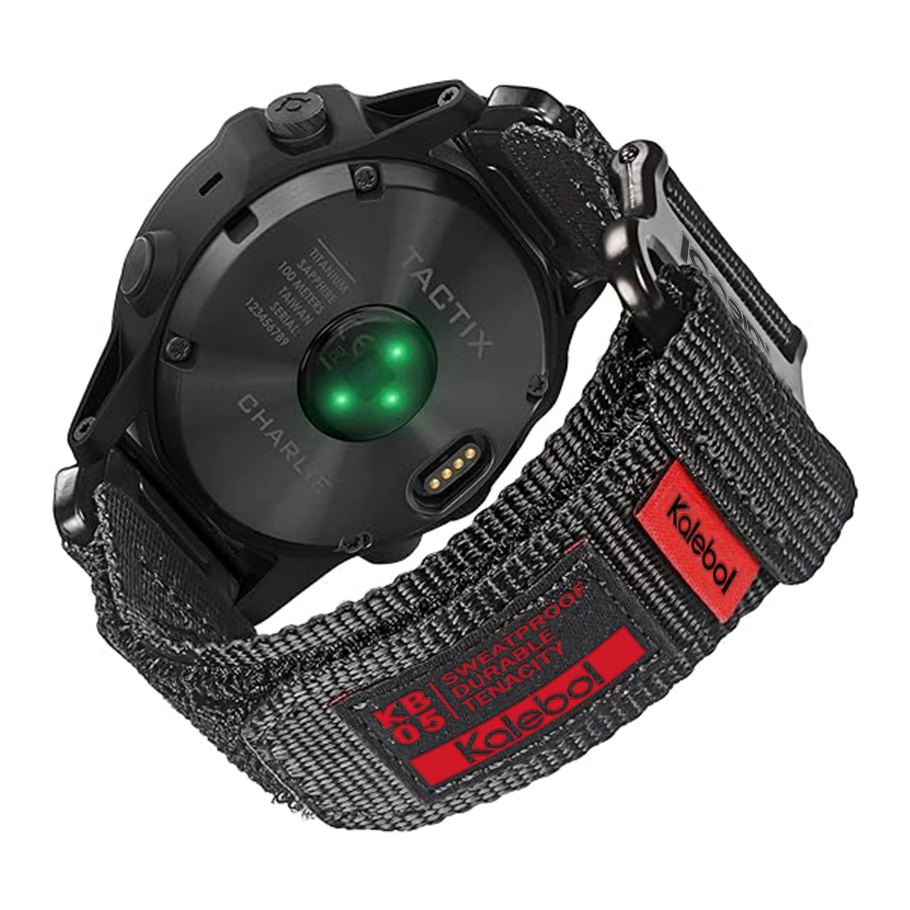 Ремешок нейлоновый для наручных часов быстросъемный браслет Garmin Fenix 8 7X простой