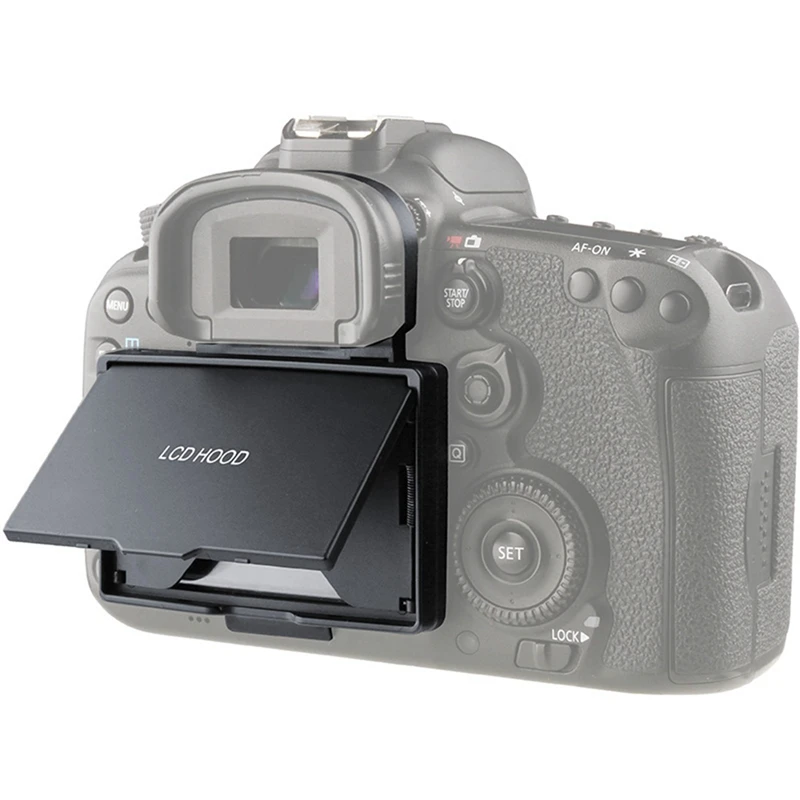 

LCD Screen Hood With -Up Shade Cover LCD Screen Protector For Canon EOS 7D MARK II Camera Protection Film