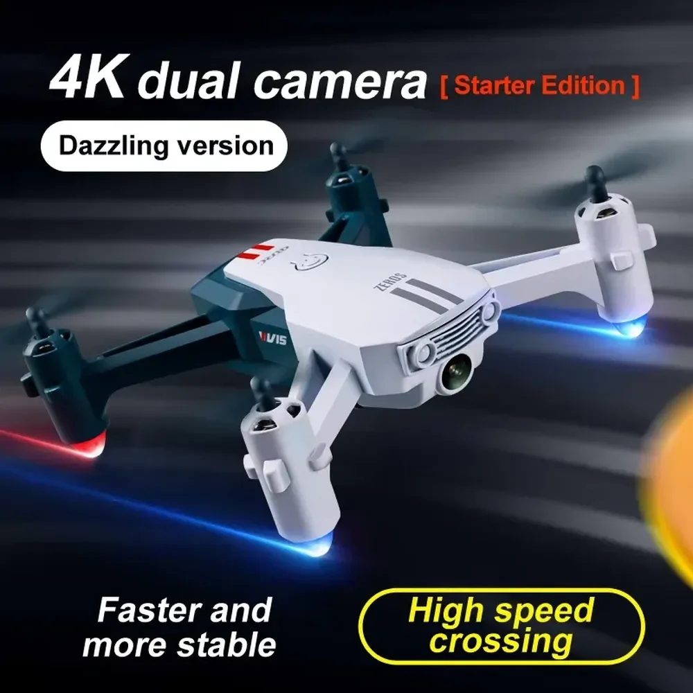 

Limit Discounts Children V15 Mini Drone 4k Profesional Dron with 1080P HD Camera RC Drones Collapsible Quadcopter Toys for Boys