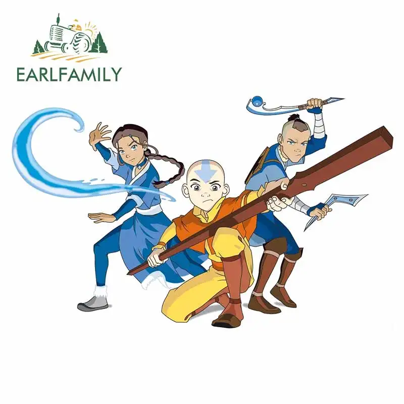EARLFAMILY 13 см для Аватара Последний Airbender автомобильные наклейки Индивидуальные