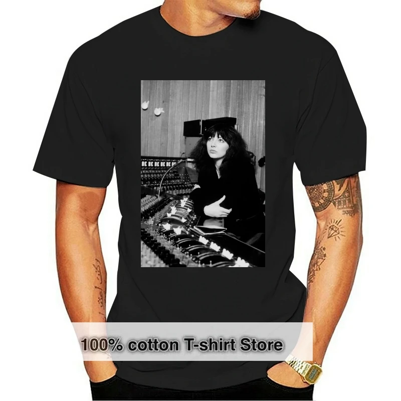 

Printed Men T Shirt Cotton tshirts O-Neck Short-Sleeve Kate Bush Studio Women T-Shirt