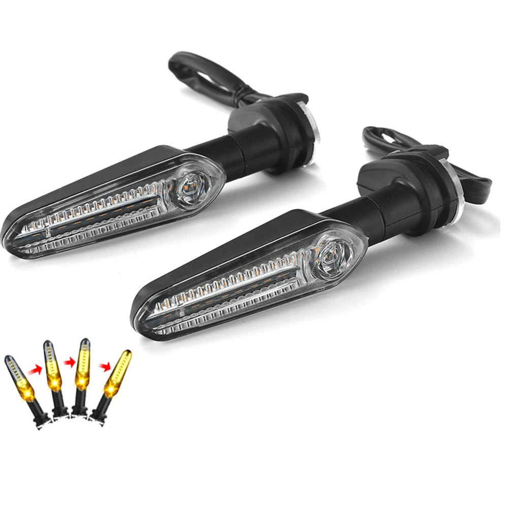 

​ 2 шт. мотоциклетный фонарь для YAMAHA FZ16 FZ-09 08 FZ-03 FZ-6S-6R 12 светодиодов указатель поворота мигающий индикатор