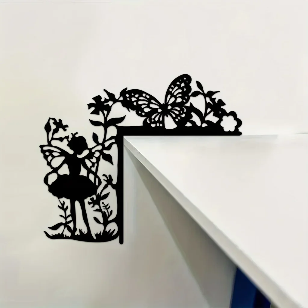CIFBUY Декоративные Металлические Наклейки На Стену Креативный Дизайн С Силуэтом 1