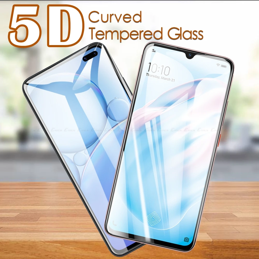 

5D Curved Edge Full Cover Coverage Screen Protector Tempered Glass For Vivo V25 V25e V23 V23e V21 V21e V20 V19 V17 Pro SE Film