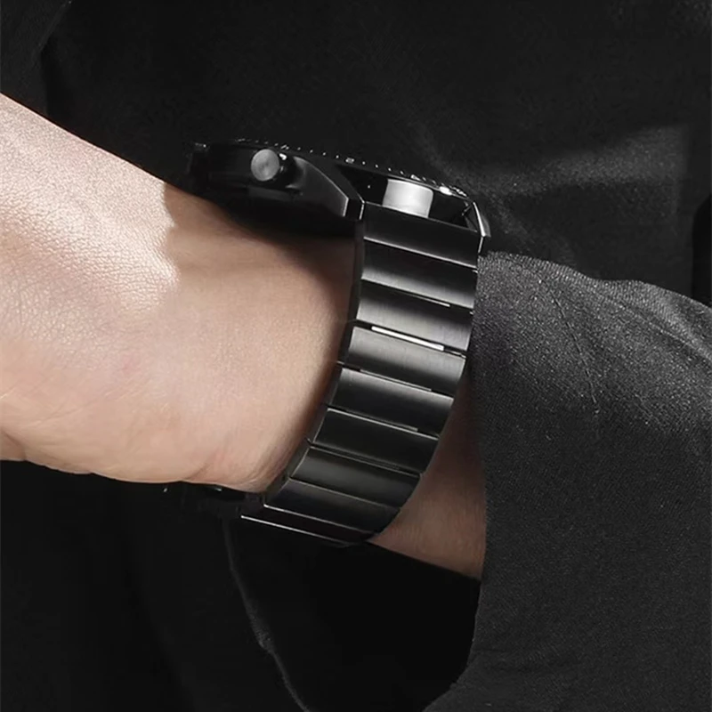 Armor Band for Samsung Galaxy Watch 5 4 44mm 40mm Case+Business Stainless Steel Bracelet Strap For Galaxy Watch 5 Pro 45mm