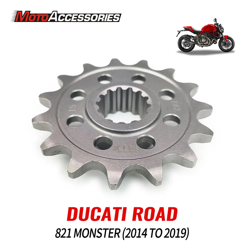 

For Ducati Monster 821 Super Sport 939 950 Hypermotard 950 Scrambler 1100 Front 520Chain Sprocket Dirt Pit Bike Motorcycle Parts