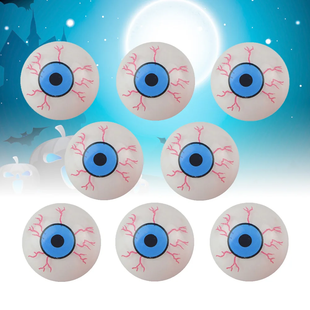 

12 Pcs Simulation Eyeballs Dancing Party Funny Halloween Prop Horror Ballls Favor Fake