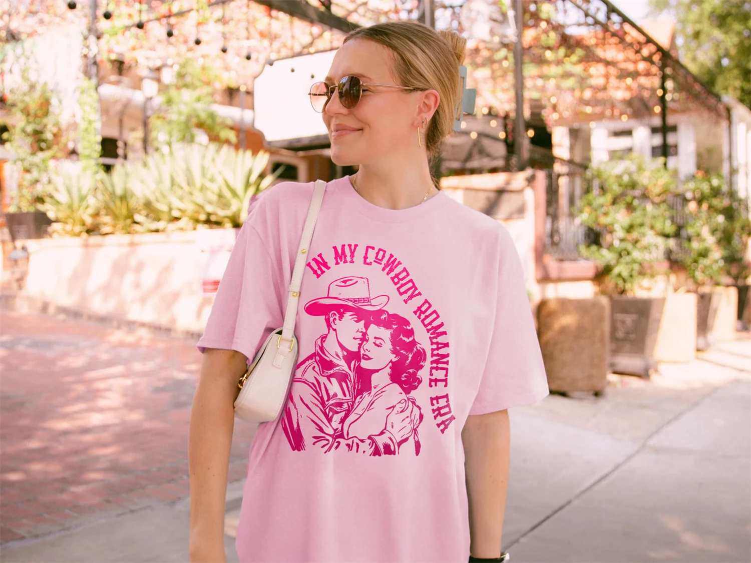 Футболка Книжная ковбойская любовь с книжным принтом Книжный клуб футболка в