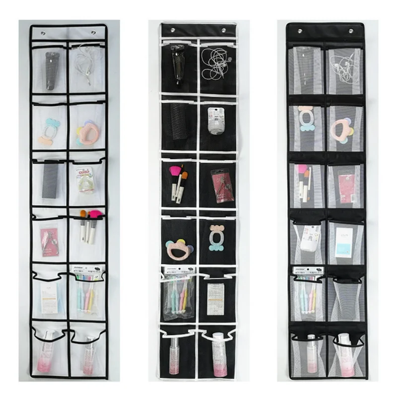 

Wall Hanging Mesh Pockets Hanging Socks Organiser Rack Behind Doors Shoes Rack Storage Household Wall Bag Room Shoes Storage