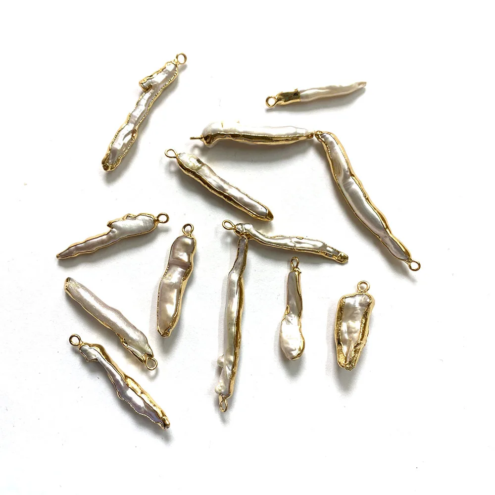 

Exquisite Irregular Shape Freshwater Pearl Small Pendant with Unique Material Charm Enhances Temperament Chinese Fashion Jewelry