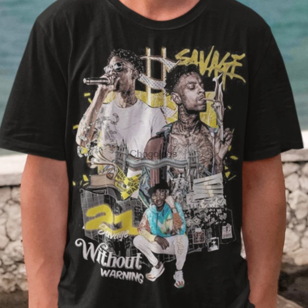 Винтажная футболка с графическим принтом 21 Savage |