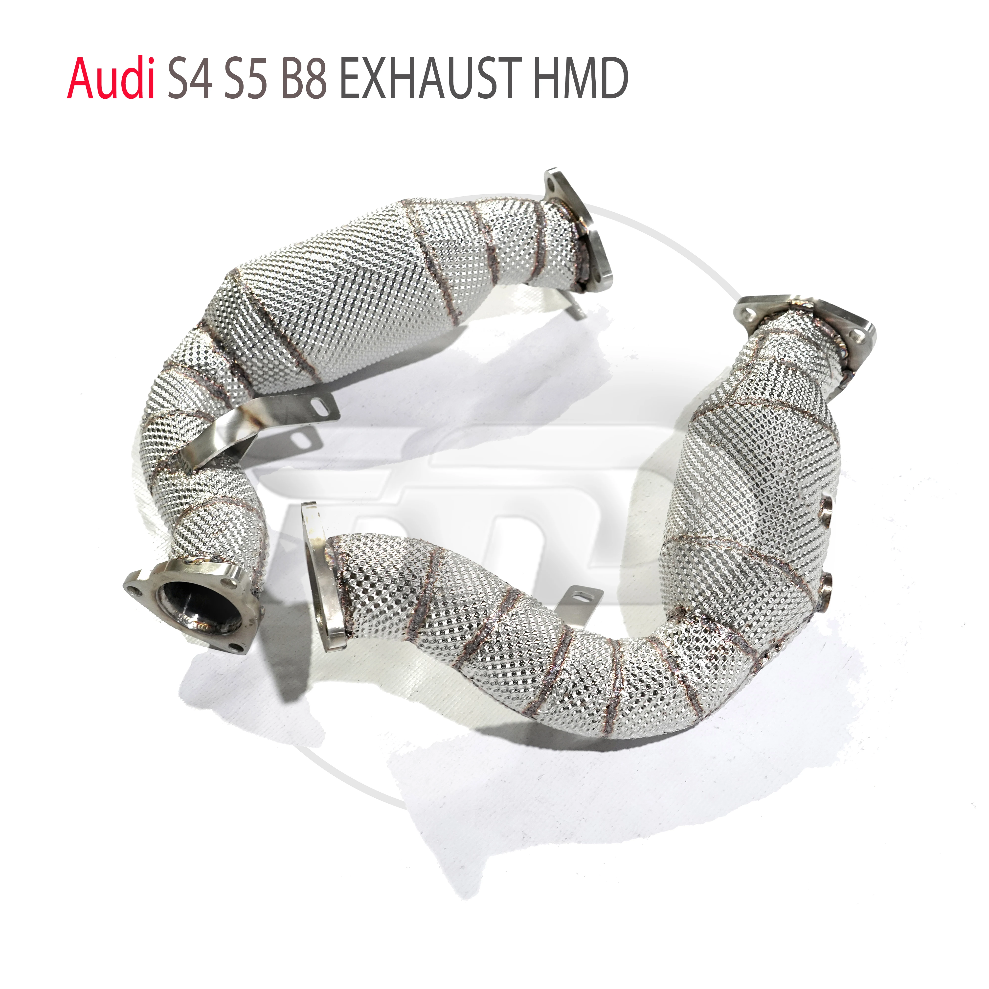 

HMD Exhaust Manifold High Flow Downpipe for Audi S4 S5 B8 Car Accessories With Catalytic Header Without Cat Catless Pipe