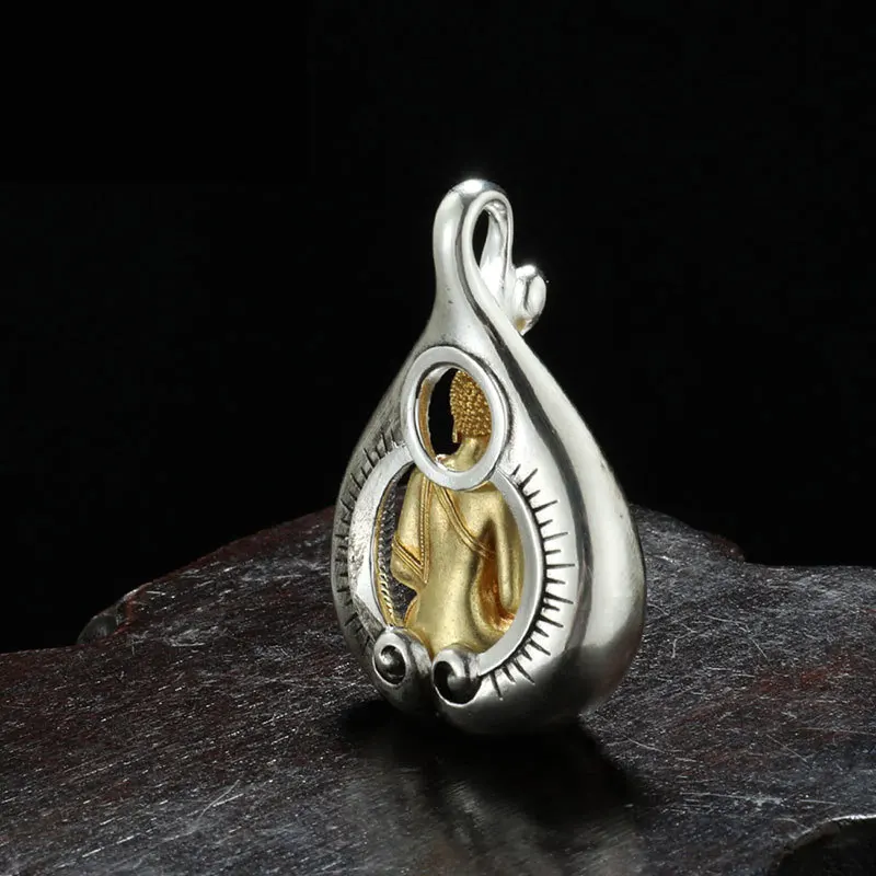 Медный Непал Тилия Europaea Подвеска Sakya Ami Bhais Voiaguru Guanyin God of Wealth King Tibet Manshu Ожерелье