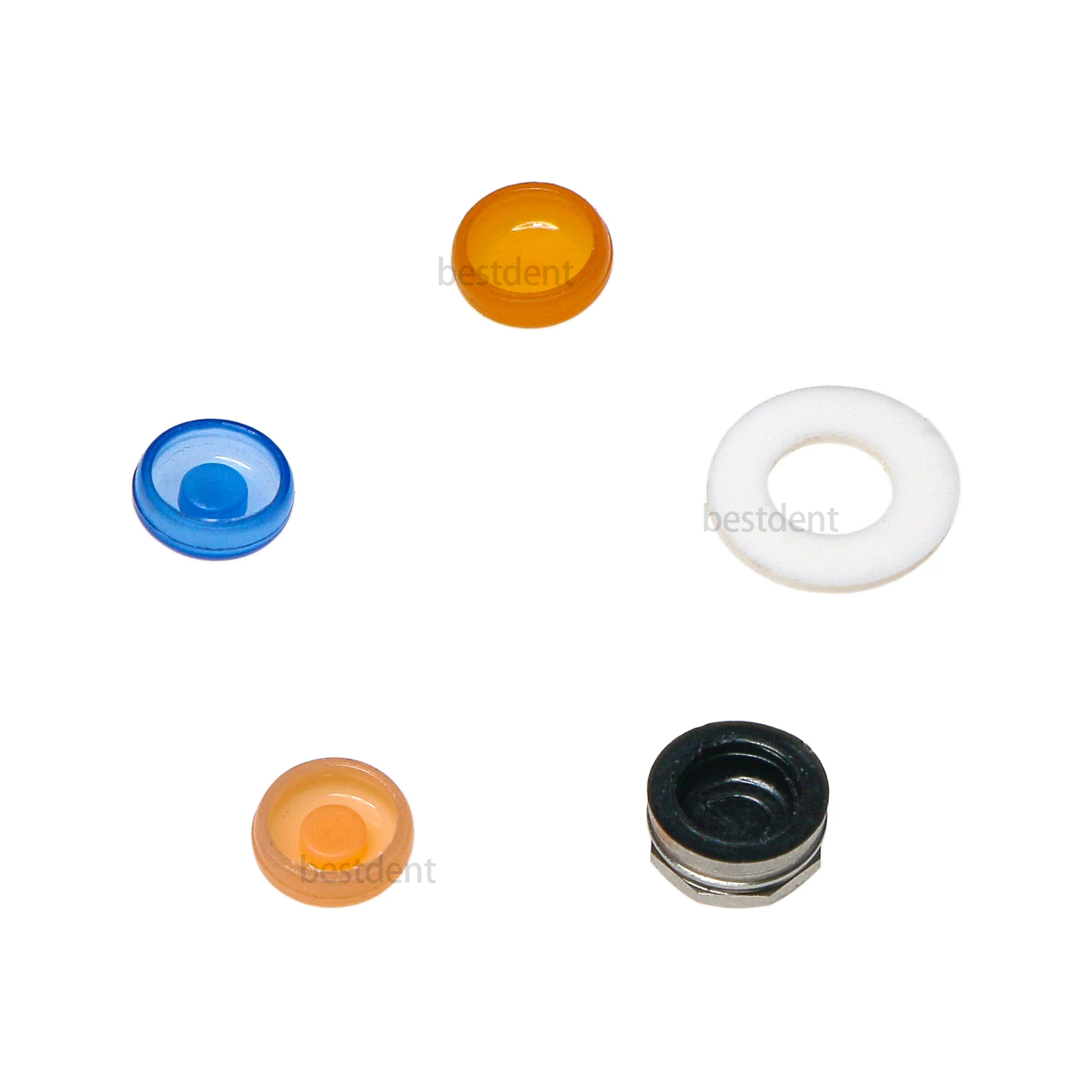 Overdenture Мужские колпачки Металлический стиль Корпус Ультразвуковой локатор 0 8