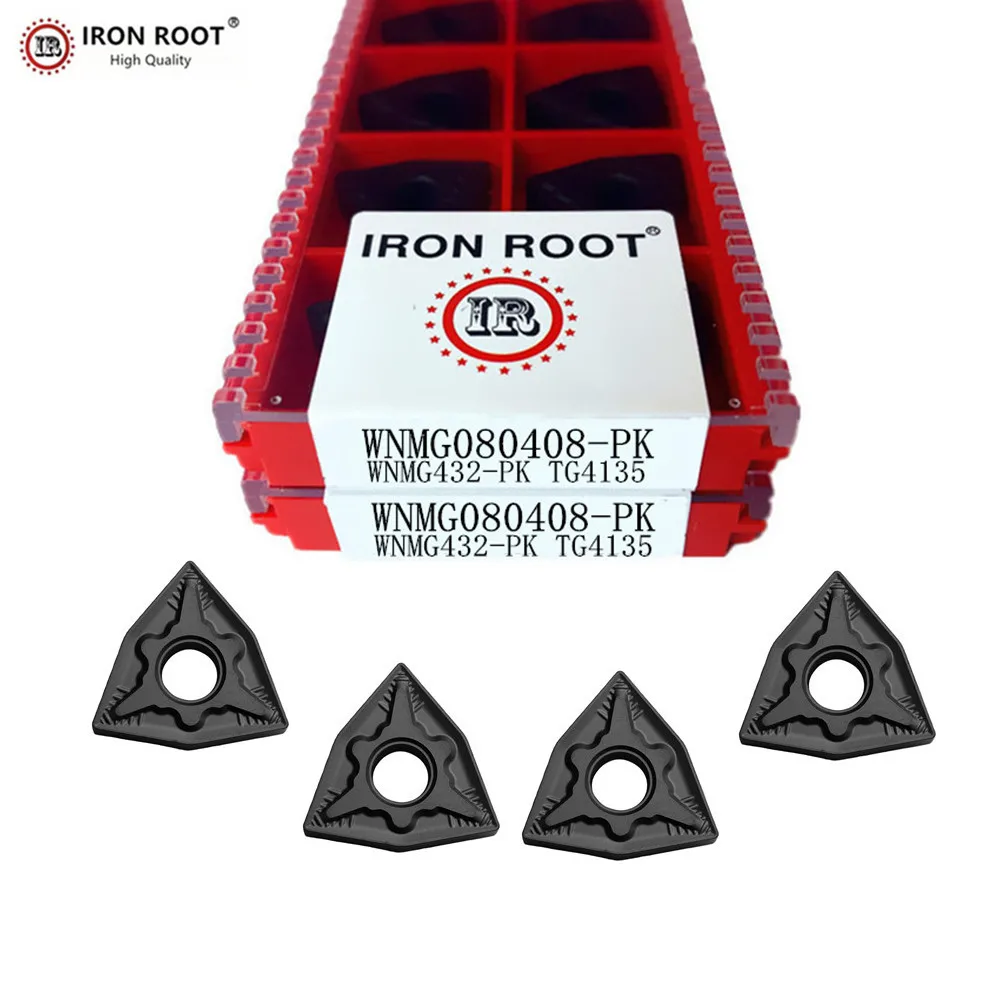 

IRON ROOT WNMG080404,WNMG080408,WNMG080412,PK,CM,PM,TG4135 CNC Lathe Turning Tool Carbide Turning Insert For MWLNR Tool Holder