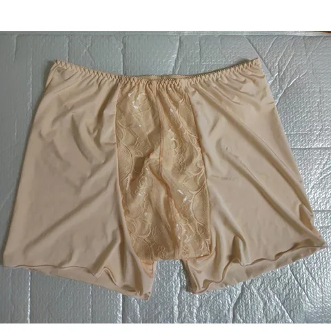 Кружевные шелковистые на ощупь сексуальные мужские трусы Sissy эластичное глянцевое мягкое нижнее белье однотонные удобные выпуклые трусы-боксеры шорты нижнее белье BF