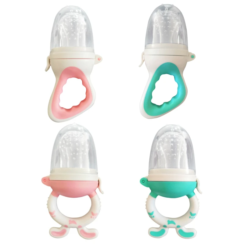 

Baby Nipple Fresh Food Fruit Milk Feeding Bottles Nibbler Learn Feeding Drinking Water Straw Handle Teething Pacifier Infant